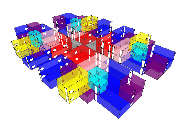 Apartment Complex Network Graph