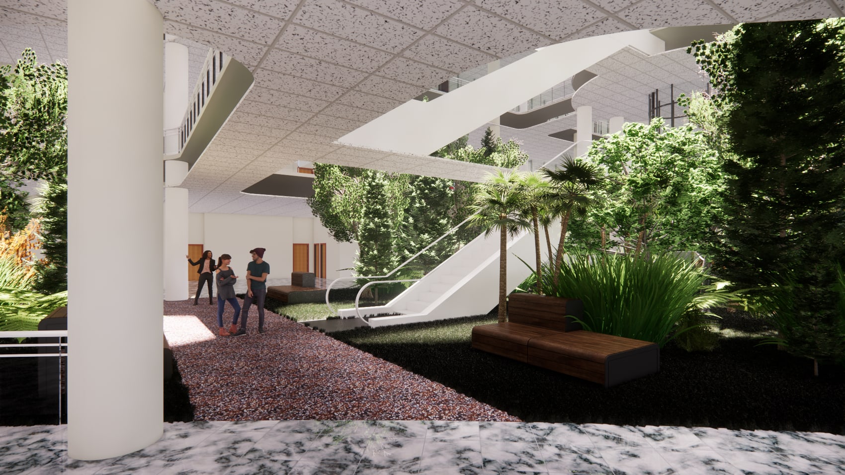 Socio-Shopping Complex — view