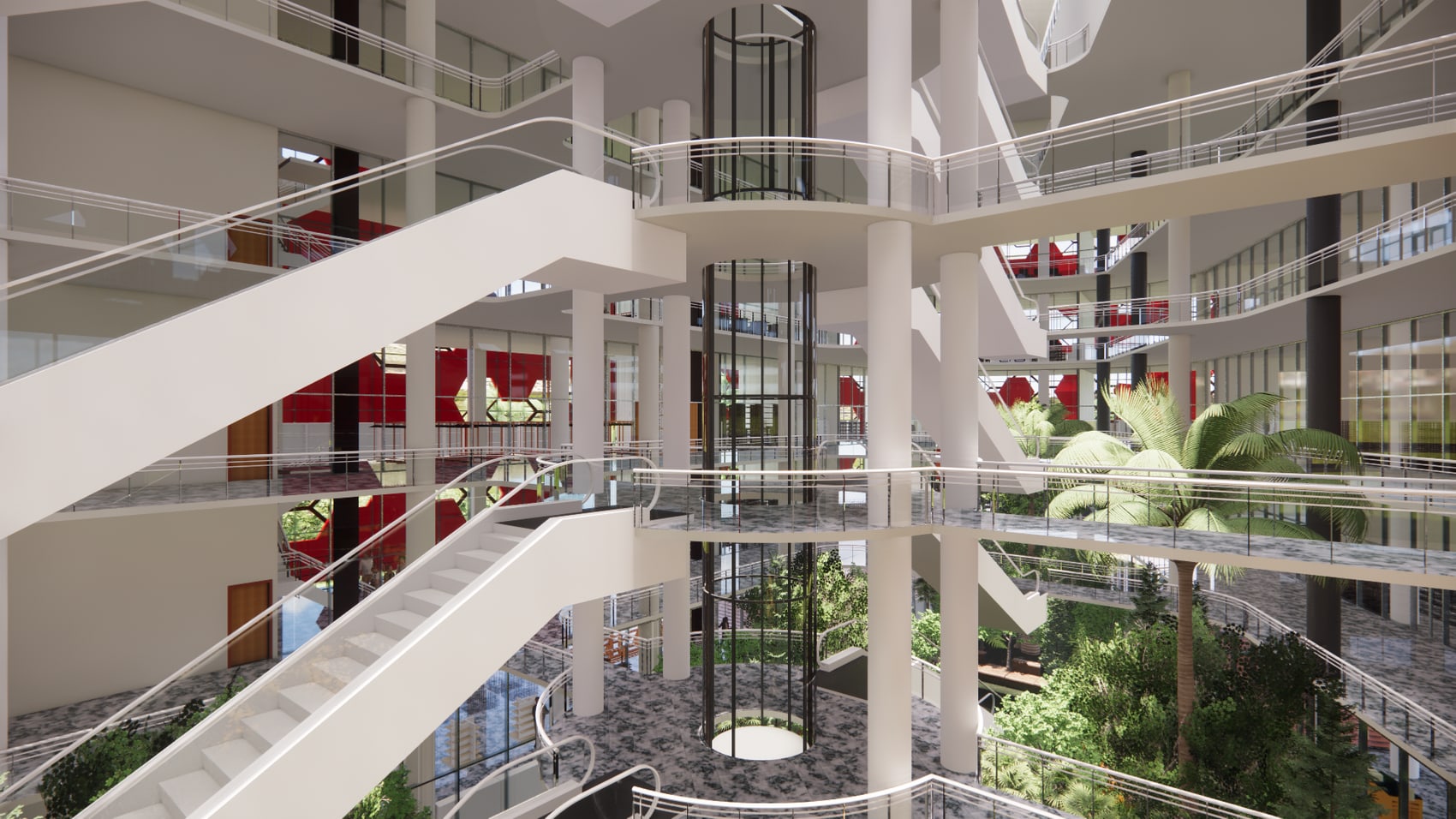 Socio-Shopping Complex — view