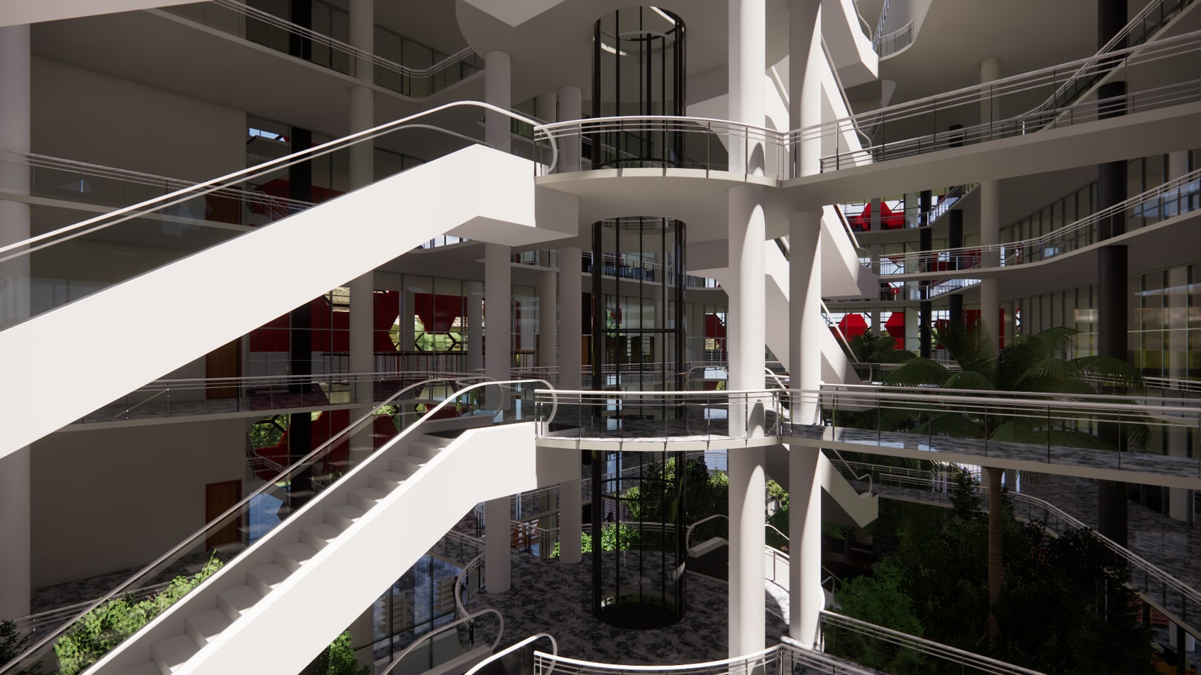 Socio-Shopping Complex — view